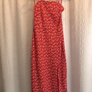 Red Zara dress